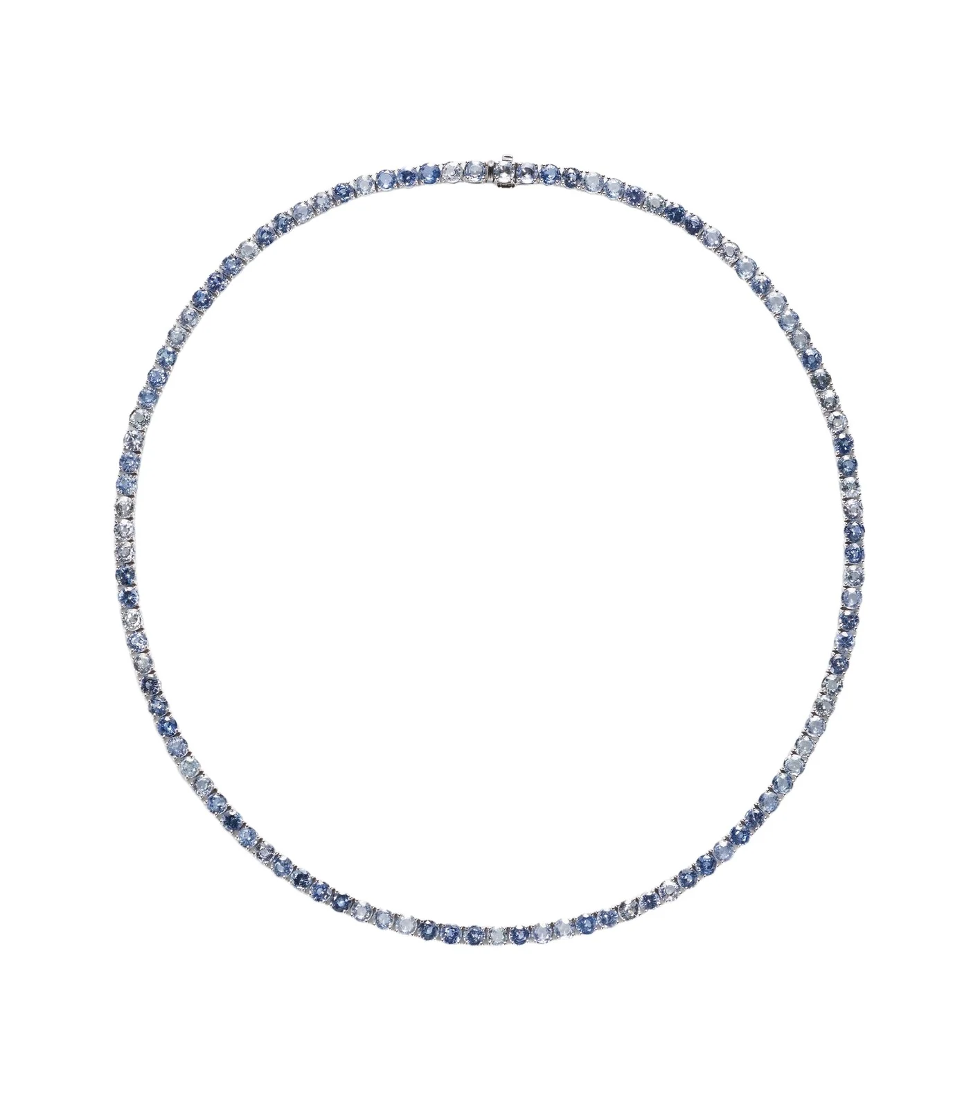Pastello Ocean Breeze 18kt white gold necklace with sapphires