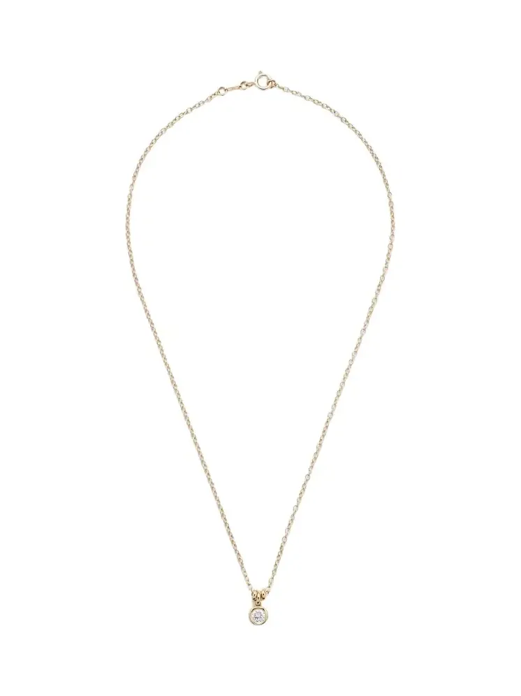 Amirah 18kt gold pendant necklace with diamonds
