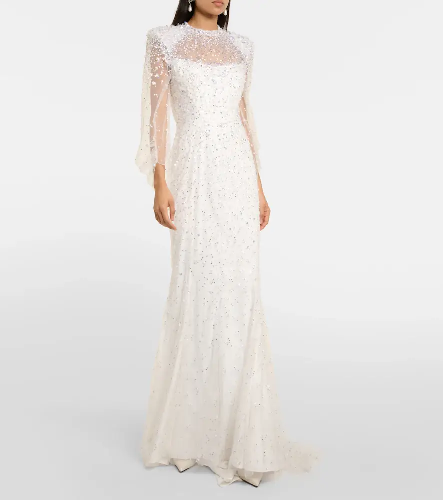 Jenny Packham Bridal Hedda embellished gown | Thumbnail 4 Jenny Packham Bridal Hedda embellished gown | Thumbnail 4