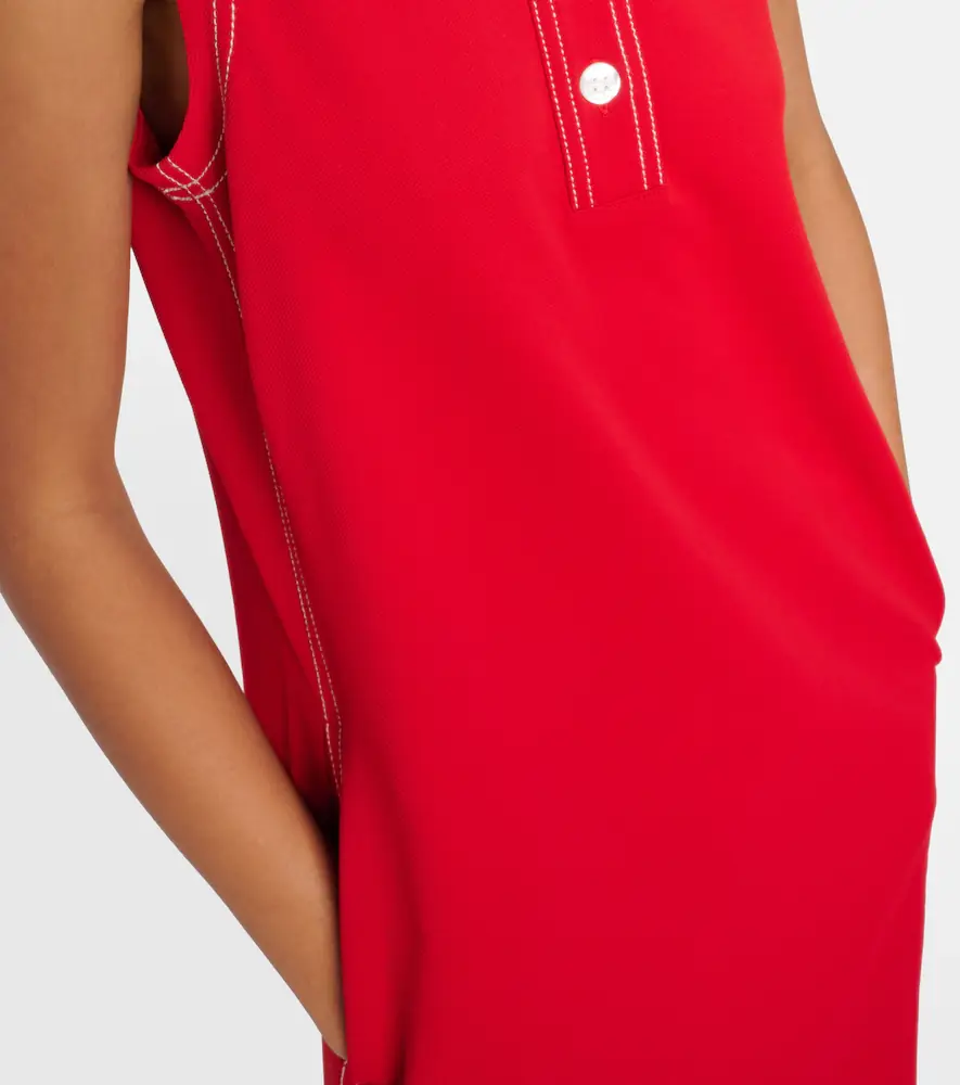 Tory Sport Contrast Stitch Polo minidress | Thumbnail 3