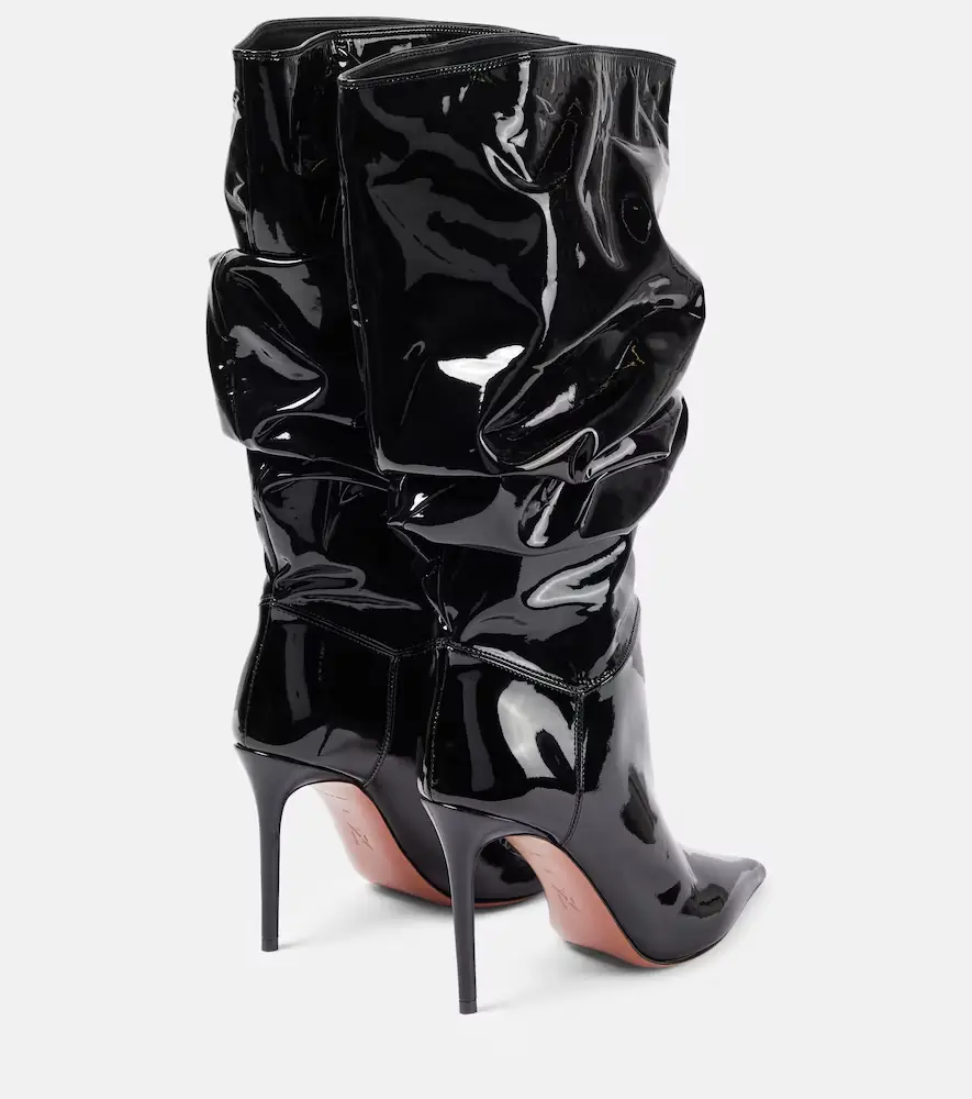 Amina Muaddi Jahleel 95 latex ankle boots | Thumbnail 6 Amina Muaddi Jahleel 95 latex ankle boots | Thumbnail 6