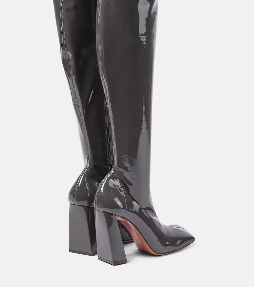 Amina Muaddi Marine Stretch 95 latex over-the-knee boots | Thumbnail 5 Amina Muaddi Marine Stretch 95 latex over-the-knee boots | Thumbnail 5