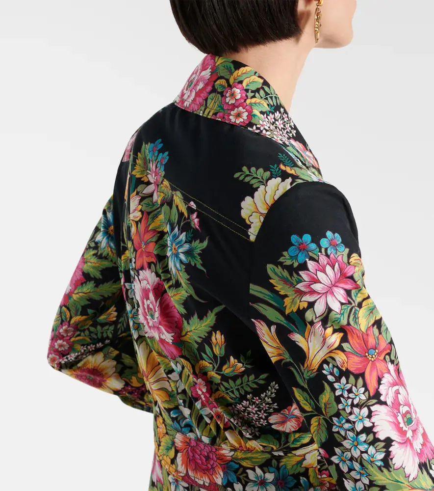 Etro Printed cotton midi dress | Thumbnail 2