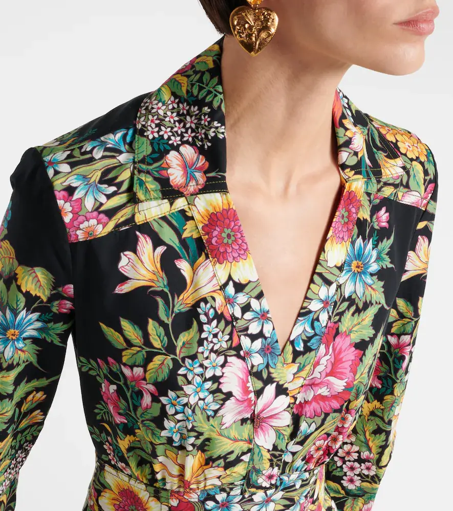 Etro Printed cotton midi dress | Thumbnail 5