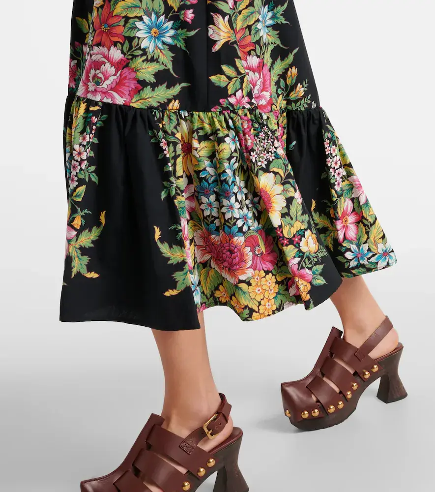 Etro Printed cotton midi dress | Thumbnail 6