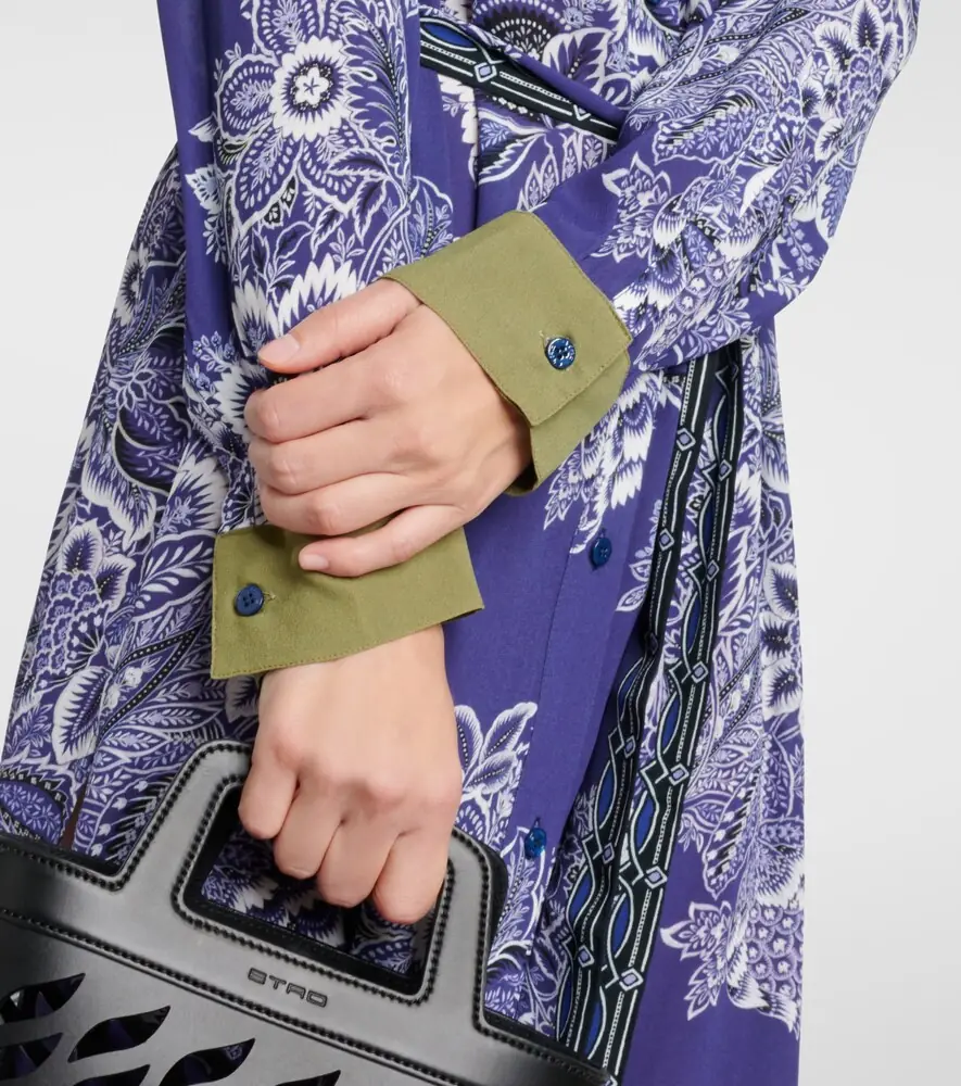 Etro Printed shirt midi dress | Thumbnail 3 Etro Printed shirt midi dress | Thumbnail 3