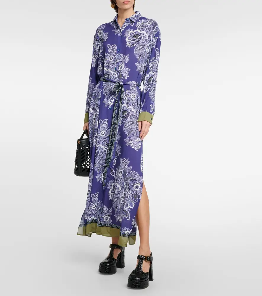 Etro Printed shirt midi dress | Thumbnail 4 Etro Printed shirt midi dress | Thumbnail 4