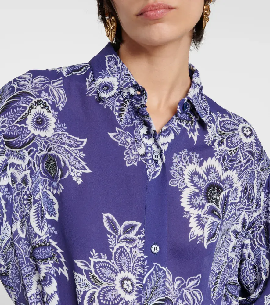 Etro Printed shirt midi dress | Thumbnail 6 Etro Printed shirt midi dress | Thumbnail 6