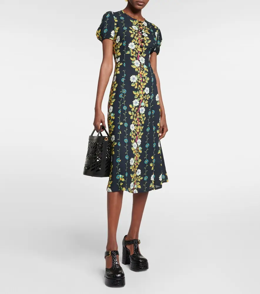 Etro Floral midi dress | Thumbnail 4
