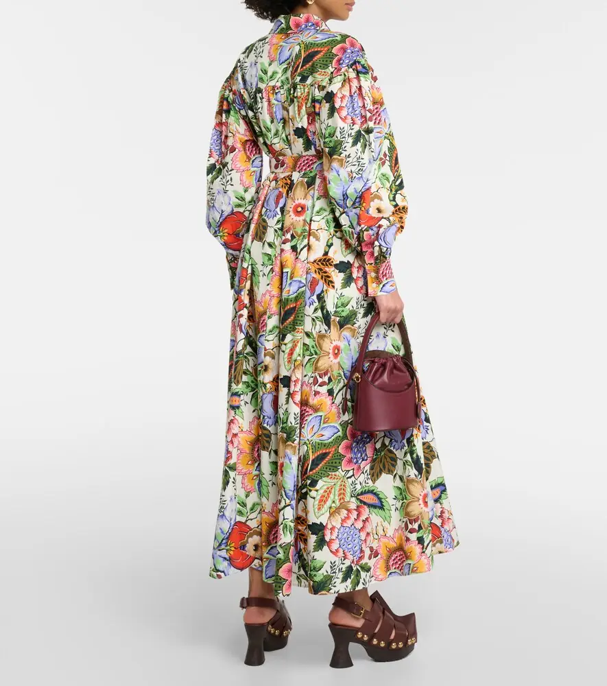Etro Floral cotton midi shirt dress | Thumbnail 4