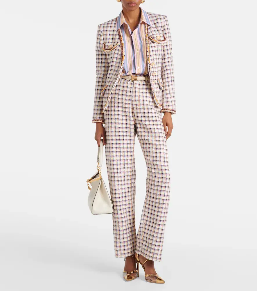 Etro Checked cotton-blend jacket | Thumbnail 2 Etro Checked cotton-blend jacket | Thumbnail 2