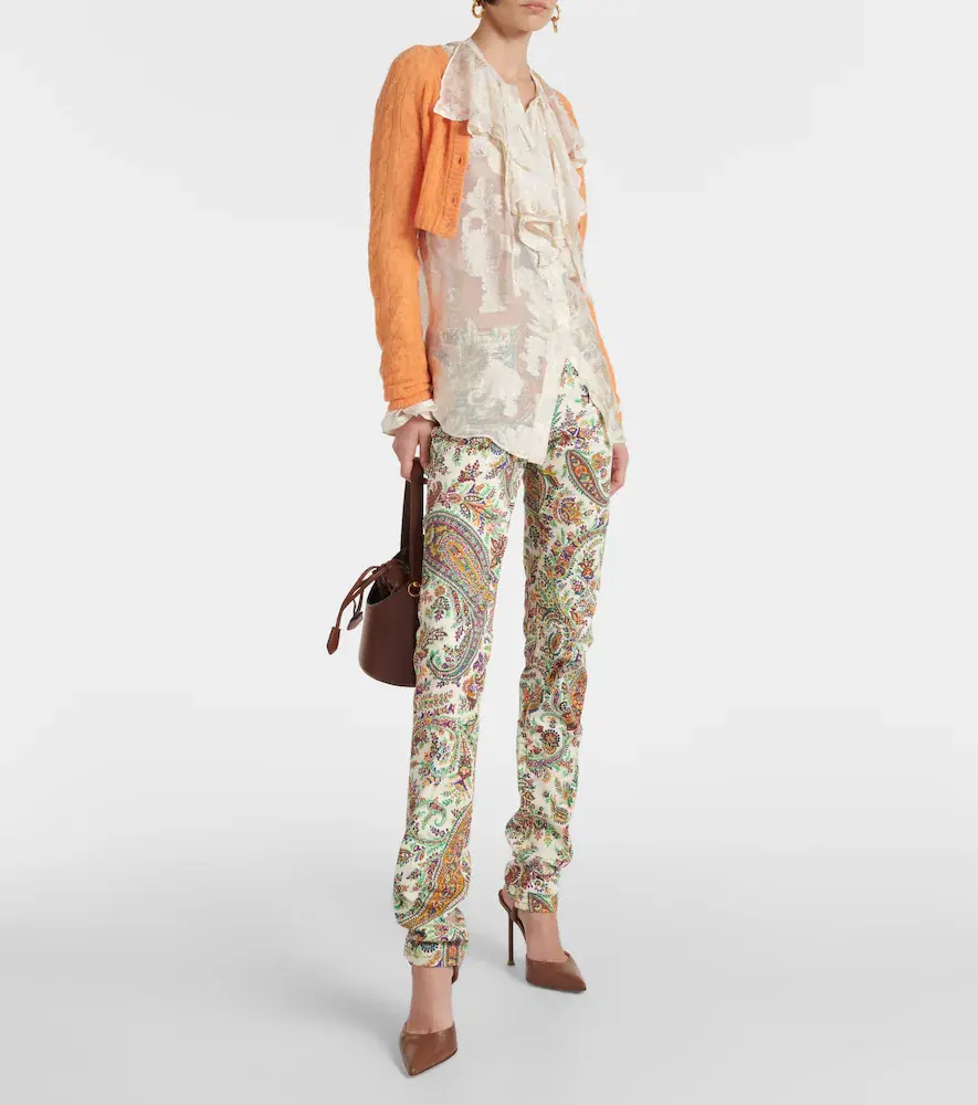 Etro Paisley mid-rise slim jeans | Thumbnail 4