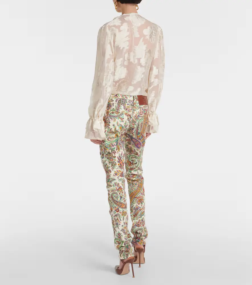 Etro Paisley mid-rise slim jeans | Thumbnail 5