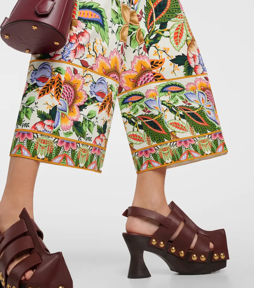 Etro Floral cotton culottes | Thumbnail 2 Etro Floral cotton culottes | Thumbnail 2