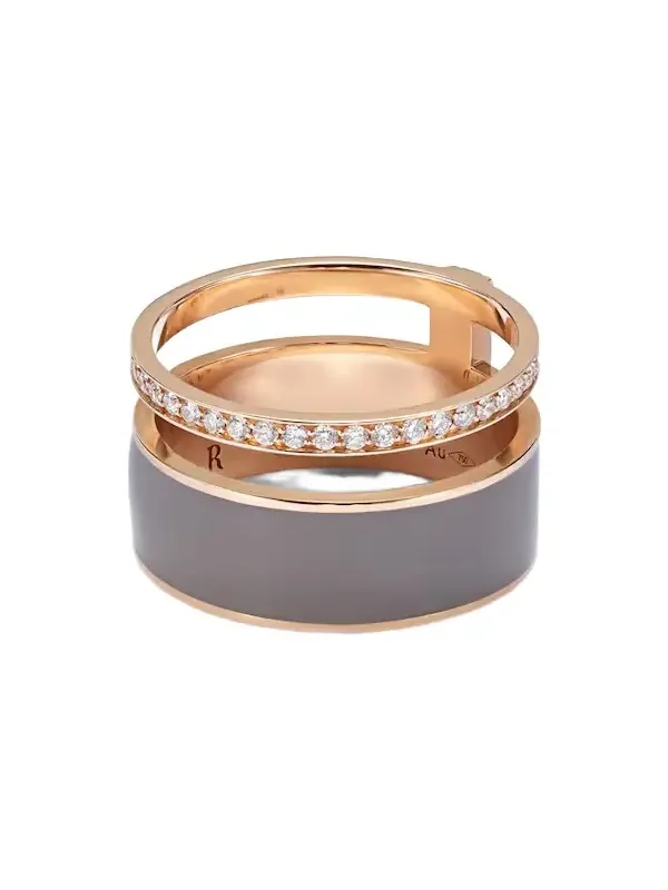 Berbere Chromatic 18kt rose gold ring with diamonds
