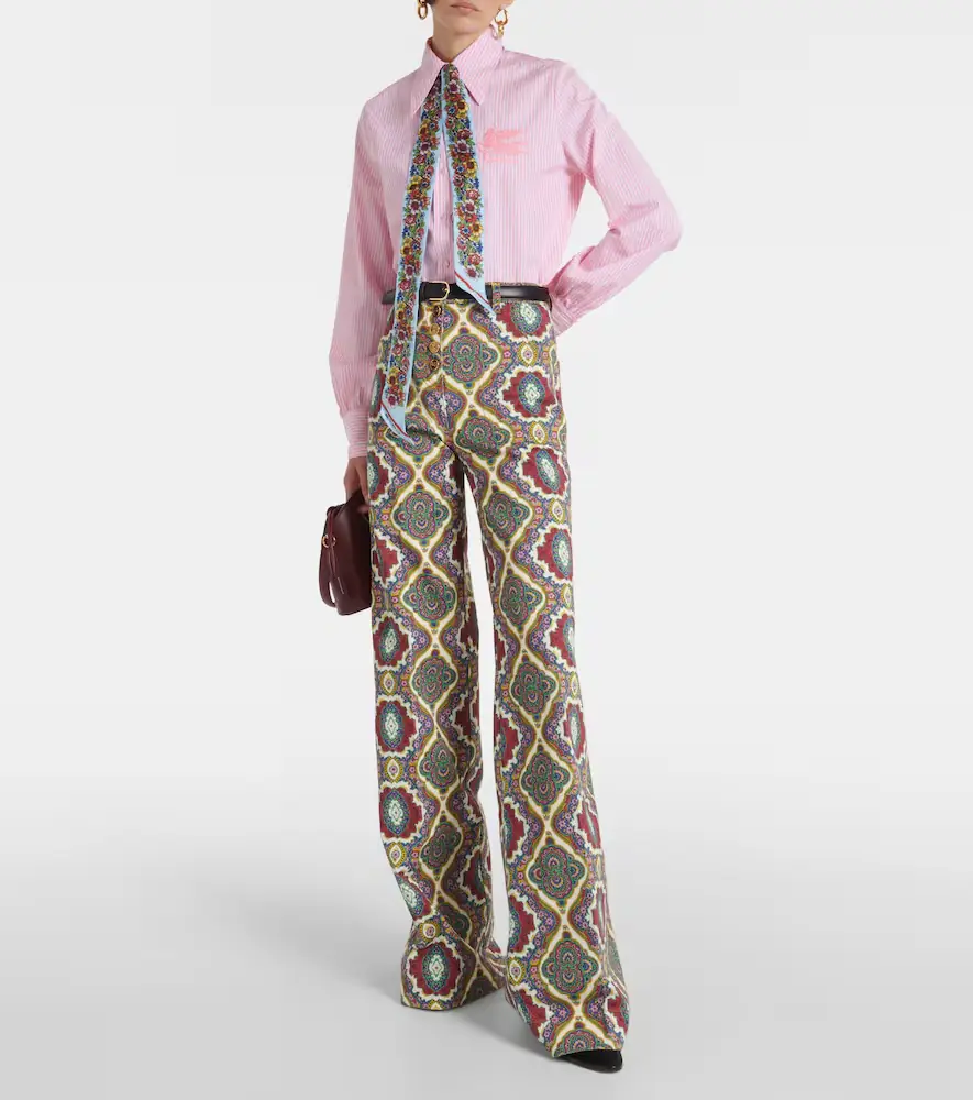 Etro Printed high-rise wide-leg jeans | Thumbnail 2 Etro Printed high-rise wide-leg jeans | Thumbnail 2