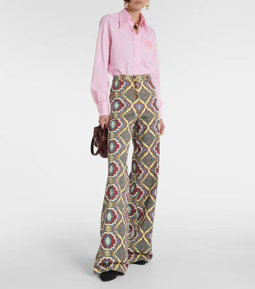 Etro Printed high-rise wide-leg jeans | Thumbnail 4 Etro Printed high-rise wide-leg jeans | Thumbnail 4