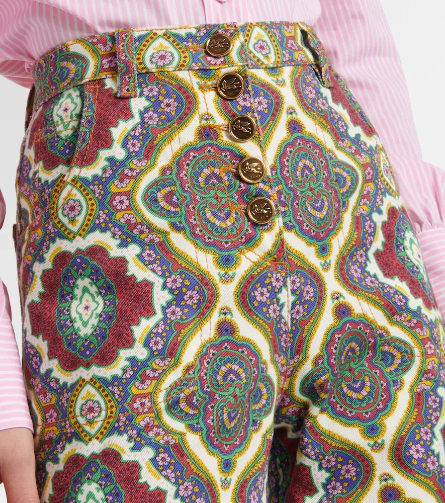 Etro Printed high-rise wide-leg jeans | Thumbnail 5 Etro Printed high-rise wide-leg jeans | Thumbnail 5