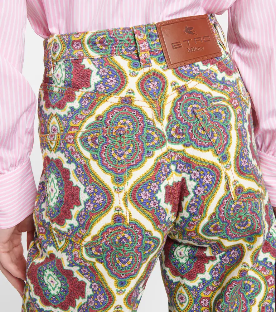 Etro Printed high-rise wide-leg jeans | Thumbnail 6 Etro Printed high-rise wide-leg jeans | Thumbnail 6