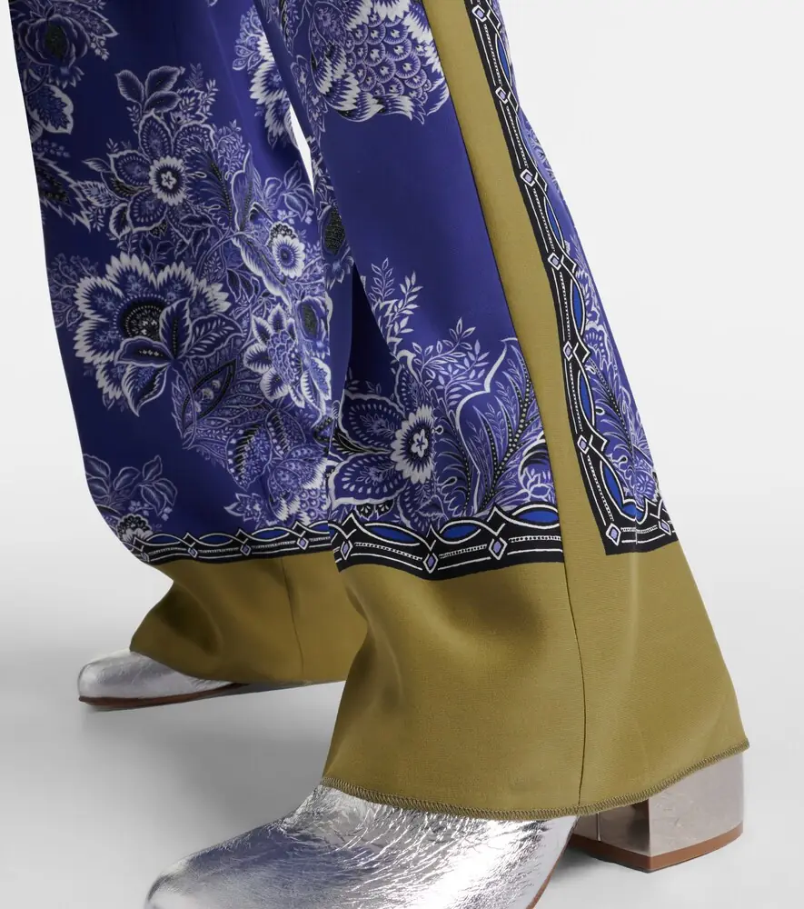 Etro Paisley high-rise silk wide-leg pants | Thumbnail 5 Etro Paisley high-rise silk wide-leg pants | Thumbnail 5