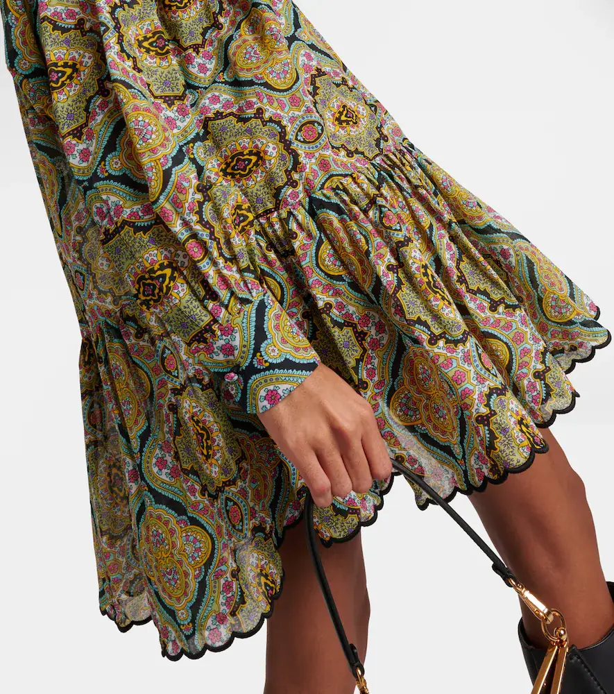 Etro Printed cotton shirt dress | Thumbnail 4