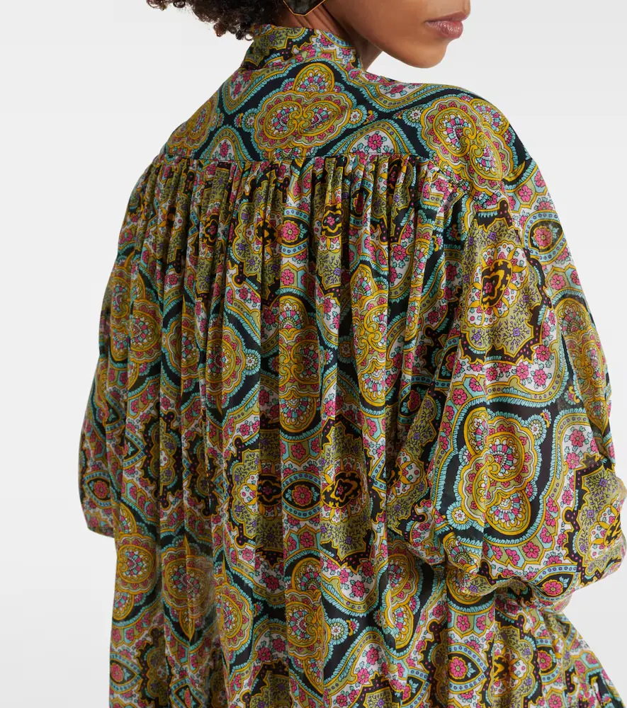 Etro Printed cotton shirt dress | Thumbnail 6