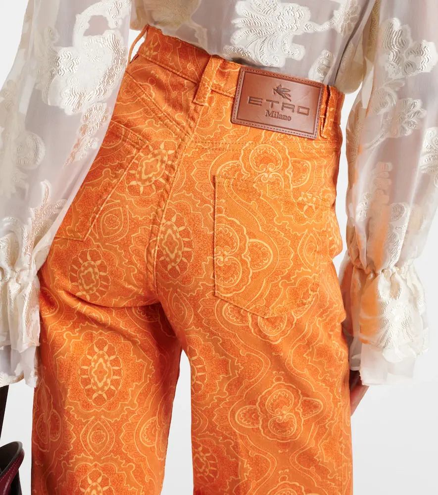 Etro Printed high-rise flared jeans | Thumbnail 3