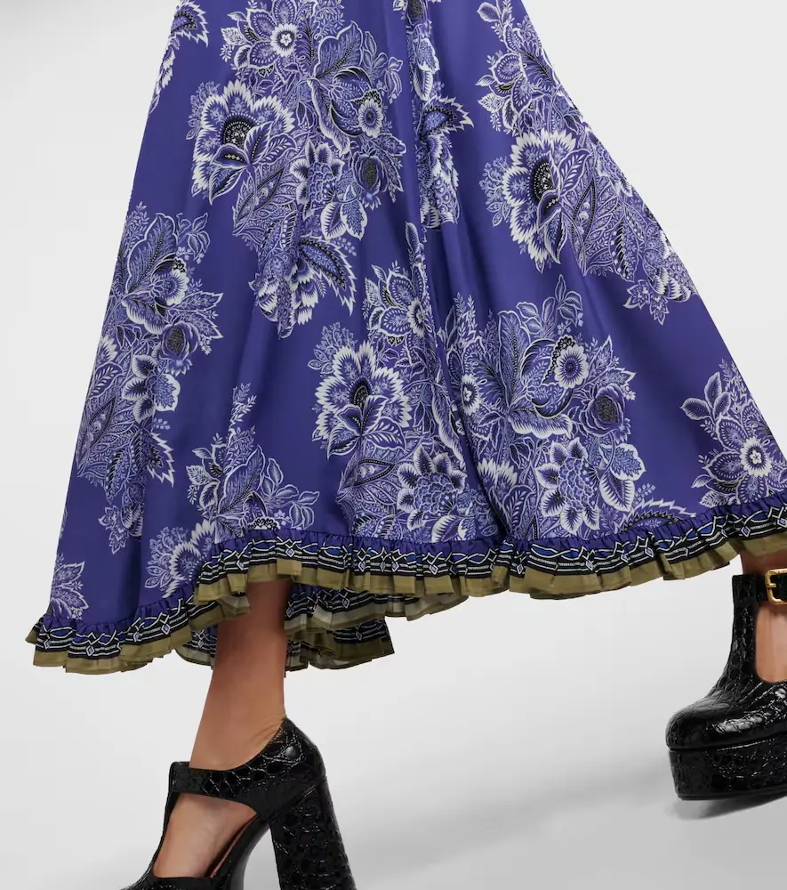 Etro Floral silk maxi skirt | Thumbnail 3 Etro Floral silk maxi skirt | Thumbnail 3