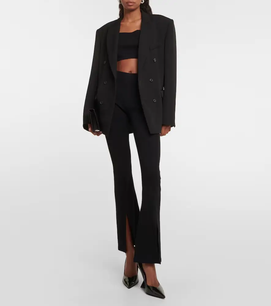AG Jeans x EmRata Morrison cotton-blend flared pants | Thumbnail 3 AG Jeans x EmRata Morrison cotton-blend flared pants | Thumbnail 3