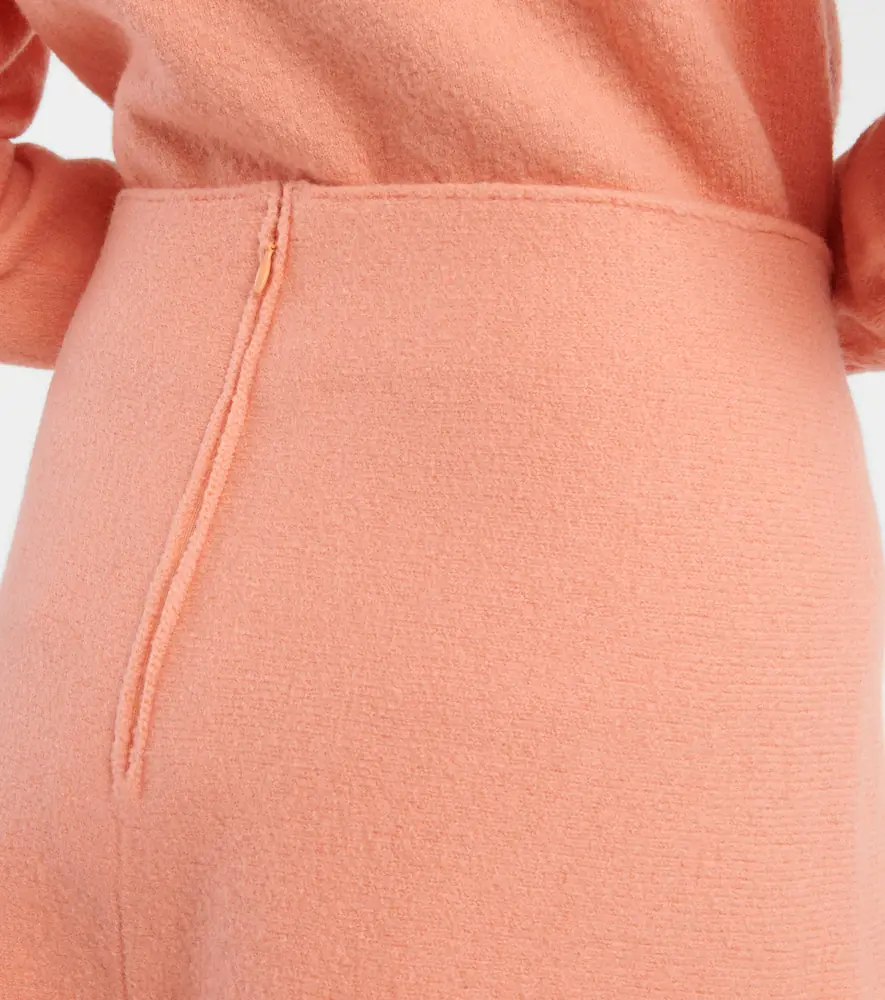Jil Sander High-rise asymmetric wool midi skirt | Thumbnail 2 Jil Sander High-rise asymmetric wool midi skirt | Thumbnail 2