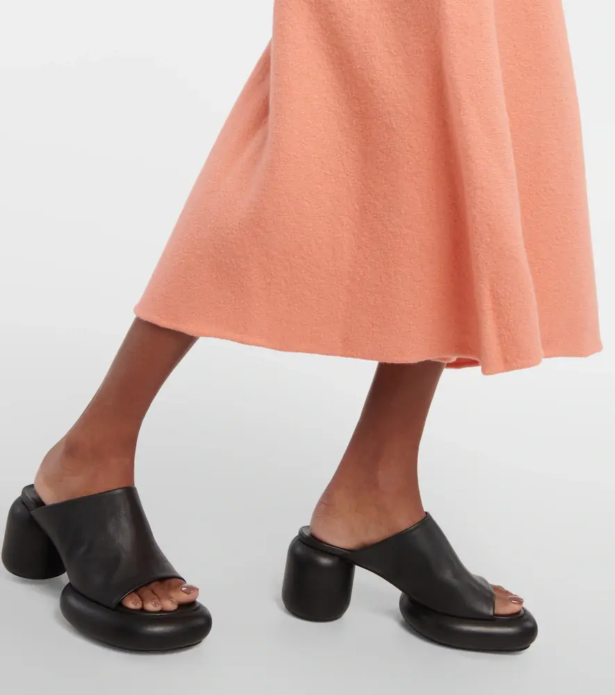 Jil Sander High-rise asymmetric wool midi skirt | Thumbnail 3 Jil Sander High-rise asymmetric wool midi skirt | Thumbnail 3