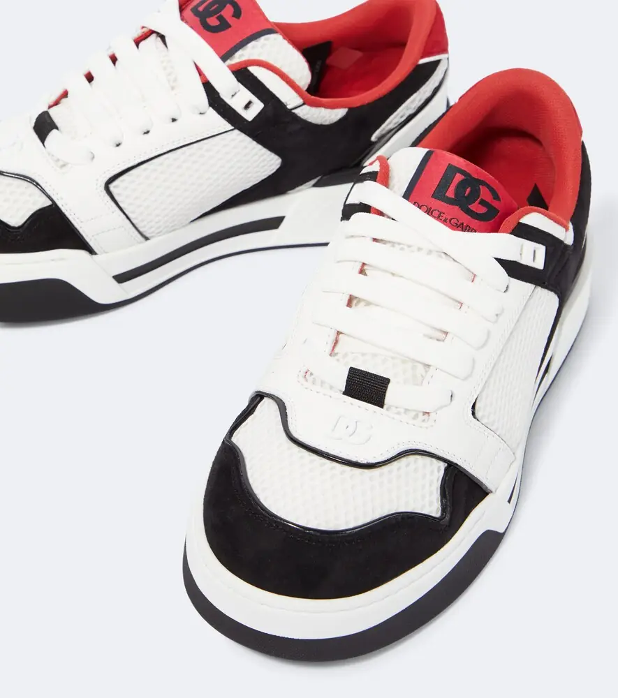 Dolce & Gabbana Roma leather-trimmed sneakers | Thumbnail 4