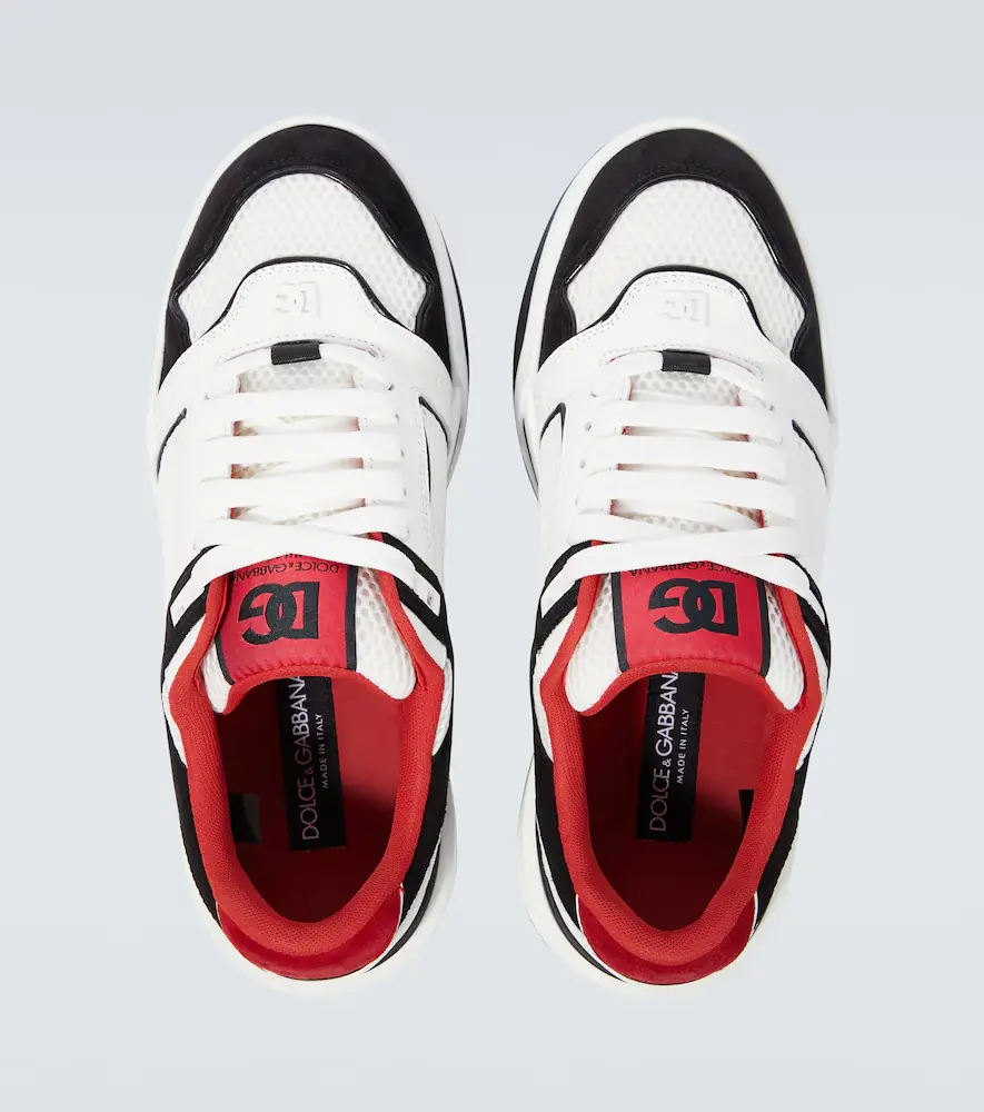 Dolce & Gabbana Roma leather-trimmed sneakers | Thumbnail 6