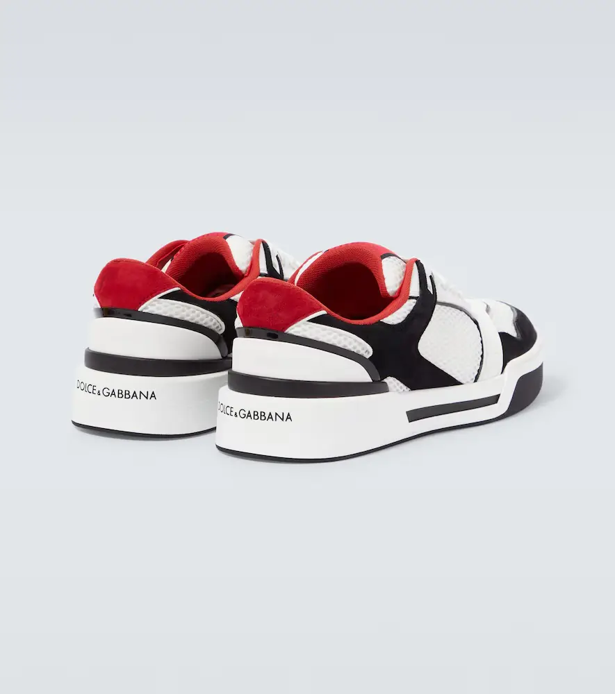 Dolce & Gabbana Roma leather-trimmed sneakers | Thumbnail 7
