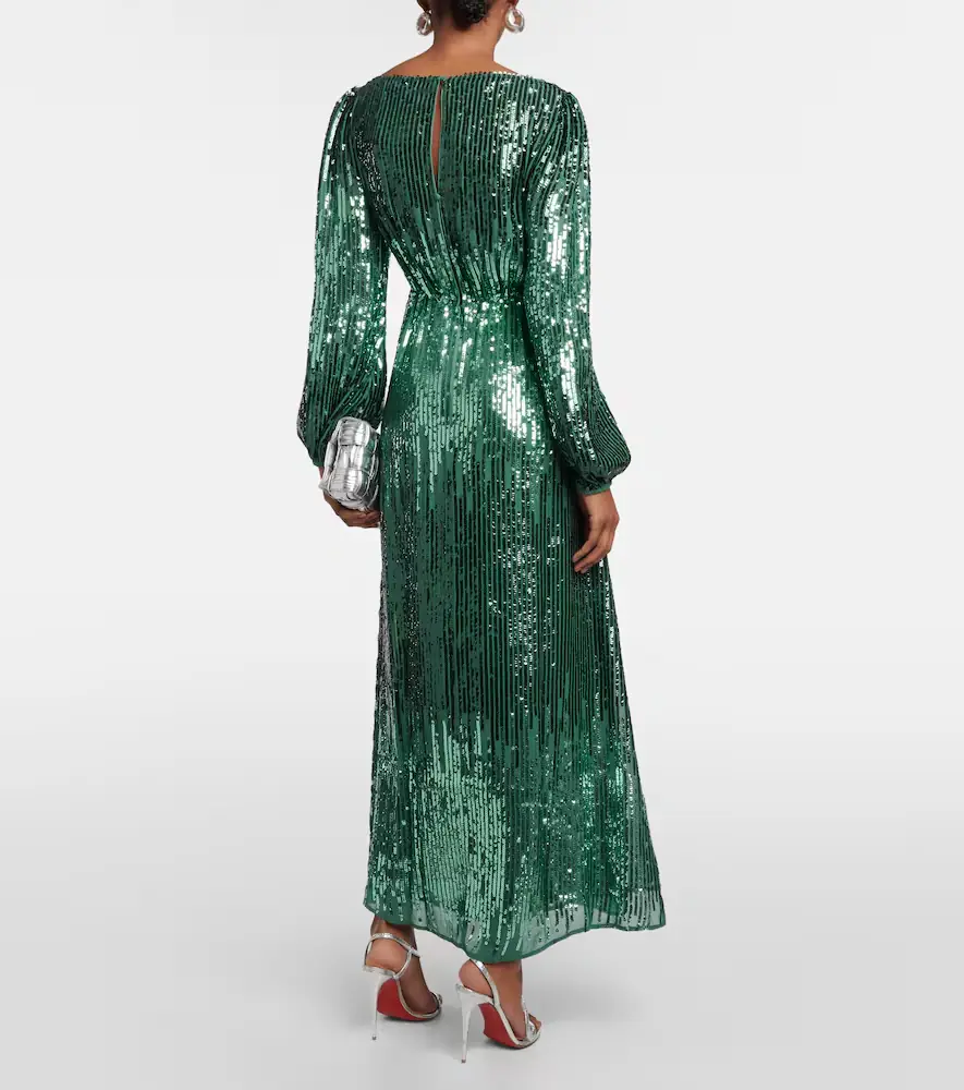 Rixo Coco sequined maxi dress | Thumbnail 3