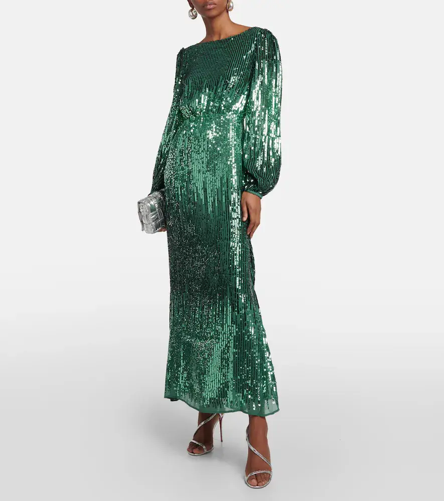 Rixo Coco sequined maxi dress | Thumbnail 5