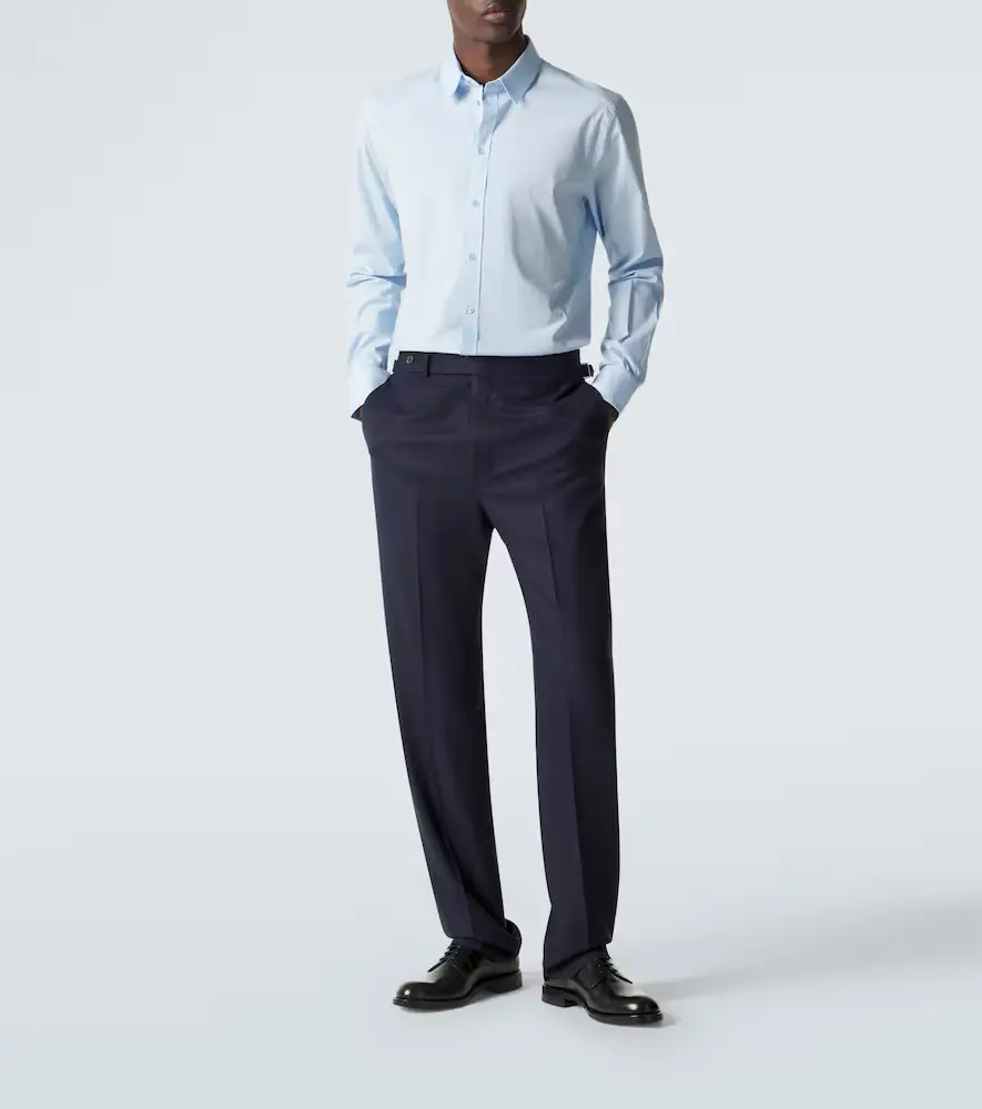 Dolce & Gabbana Cotton-blend poplin Oxford shirt | Thumbnail 4 Dolce & Gabbana Cotton-blend poplin Oxford shirt | Thumbnail 4