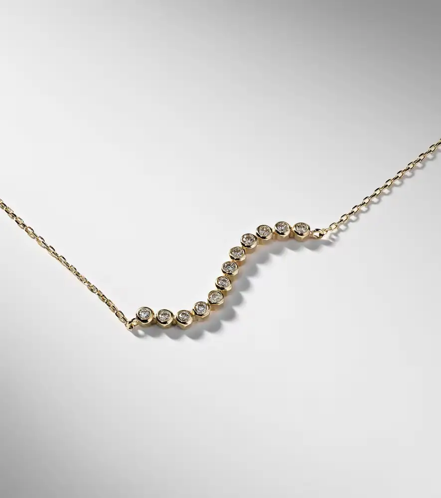 Mateo 14kt gold wave bracelet with diamonds | Thumbnail 4