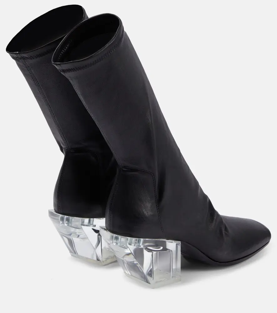 Rick Owens Stretch leather ankle boots | Thumbnail 3