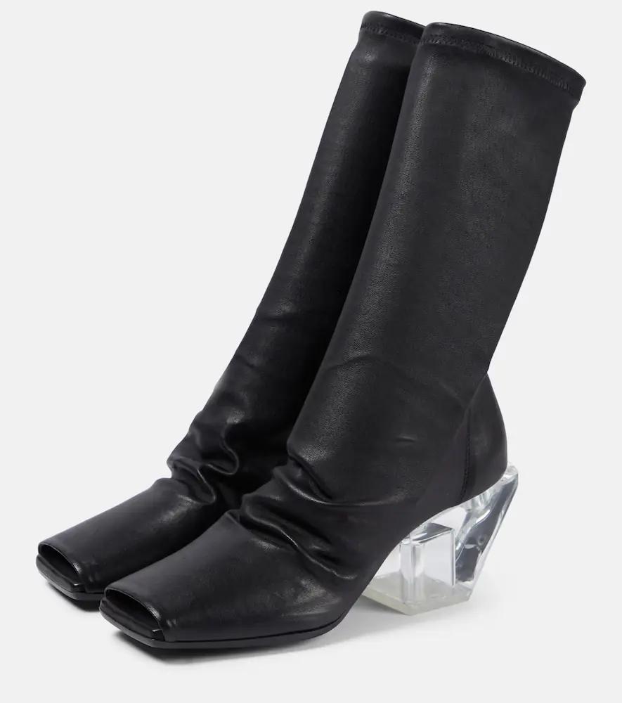 Rick Owens Stretch leather ankle boots | Thumbnail 6