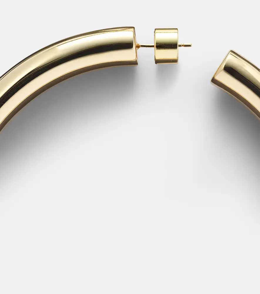 Jennifer Fisher Jamma 10kt gold-plated hoop earrings | Thumbnail 2 Jennifer Fisher Jamma 10kt gold-plated hoop earrings | Thumbnail 2