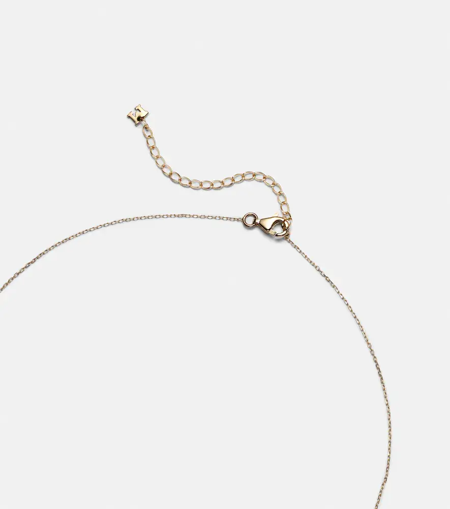 Mateo 14kt gold La Barre necklace with diamonds | Thumbnail 3 Mateo 14kt gold La Barre necklace with diamonds | Thumbnail 3