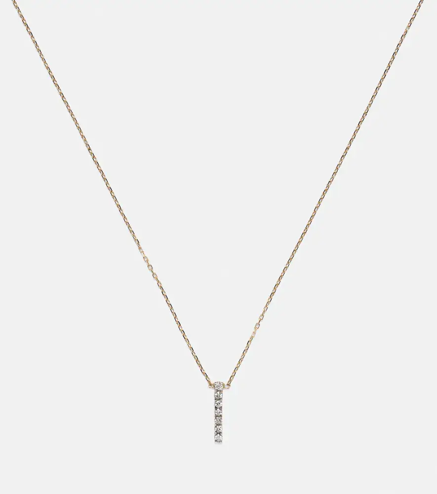 Mateo 14kt gold La Barre necklace with diamonds | Thumbnail 4 Mateo 14kt gold La Barre necklace with diamonds | Thumbnail 4