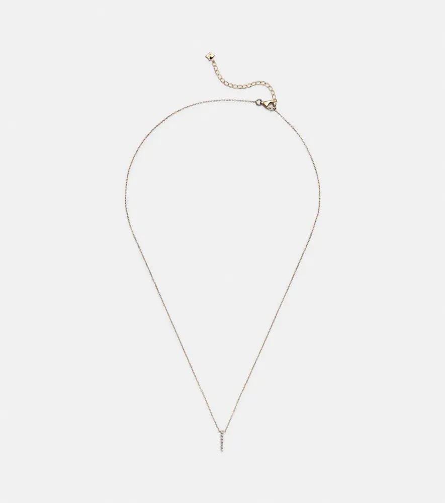 Mateo 14kt gold La Barre necklace with diamonds | Image 1 Mateo 14kt gold La Barre necklace with diamonds | Image 1