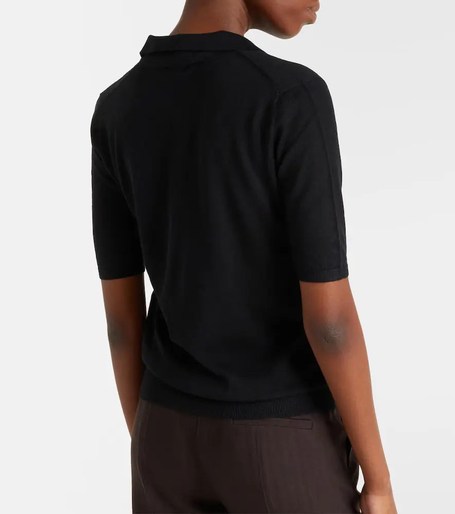 Gabriela Hearst Frank cashmere and silk polo sweater | Thumbnail 5 Gabriela Hearst Frank cashmere and silk polo sweater | Thumbnail 5