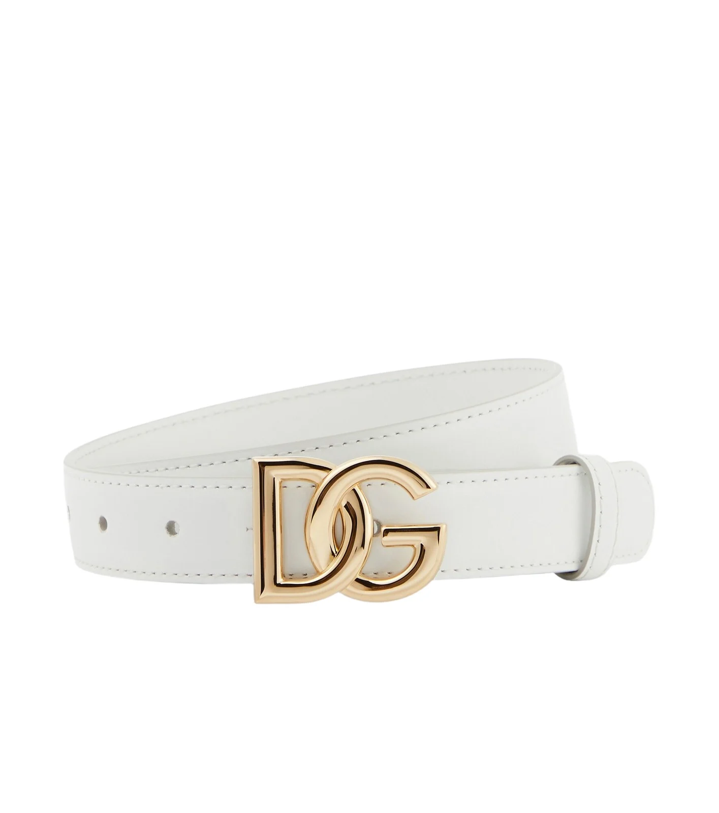 Dolce & Gabbana DG leather belt