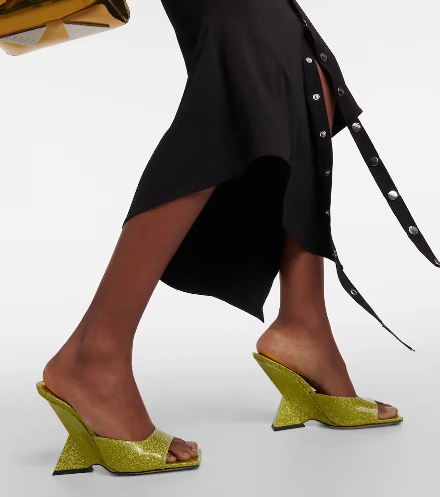 The Attico Cheope glitter mules | Thumbnail 2 The Attico Cheope glitter mules | Thumbnail 2