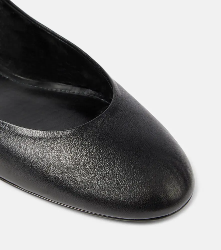 The Attico Cloe leather slingback flats | Thumbnail 5