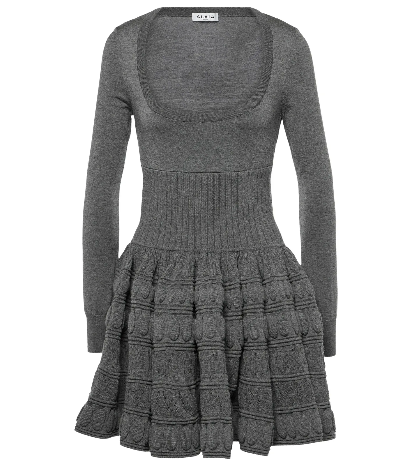 ALAÏA Wool-blend minidress