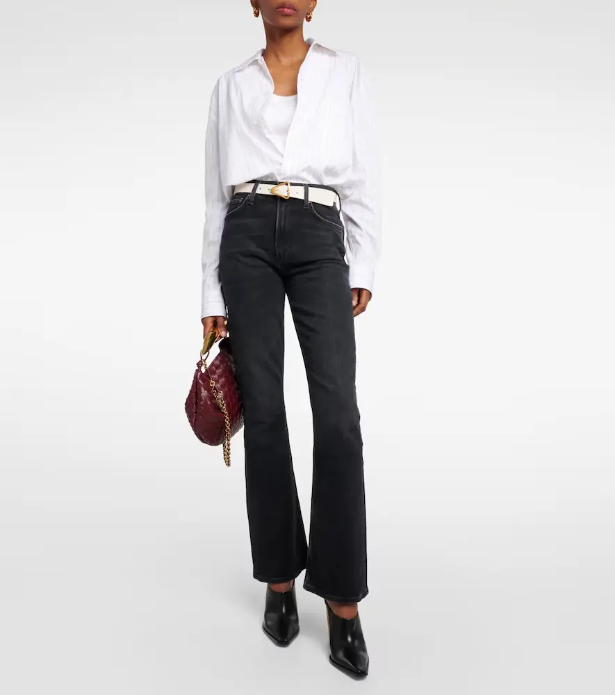 AGOLDE Nico high-rise bootcut jeans | Thumbnail 3